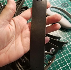 Latigo Leather Umbrella Rope Strap With or Without Holes