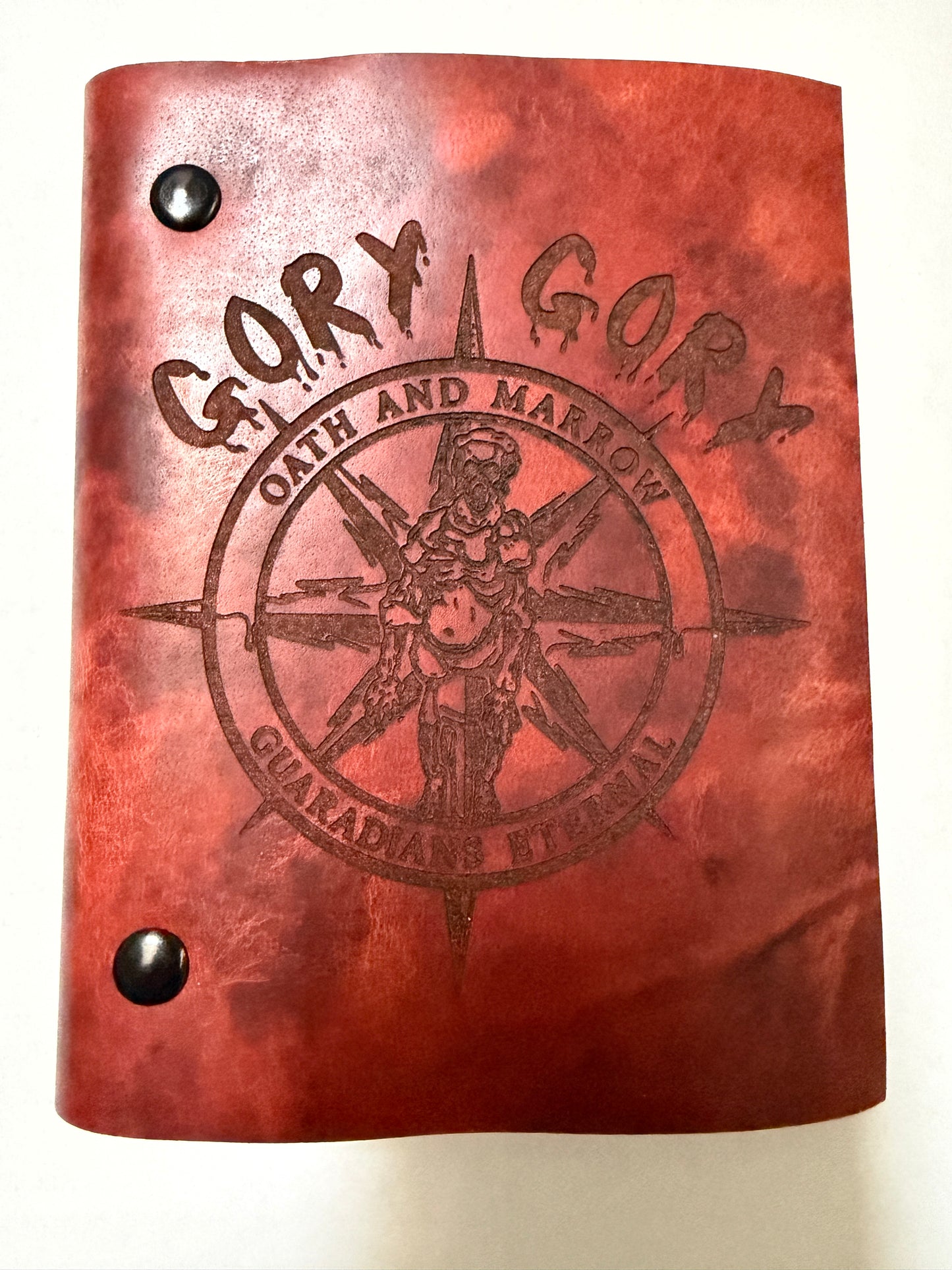 Handmade Refillable Leather Journal – 4x6 Pocket Notebook