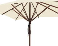 Latigo Leather Umbrella Rope Strap With or Without Holes