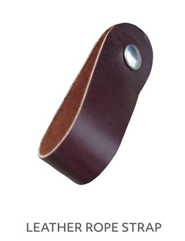 Latigo Leather Umbrella Rope Strap With or Without Holes